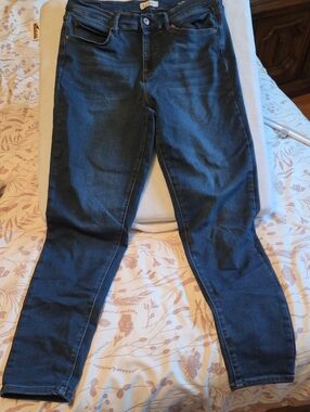 Women’s Dark Blue Stretch Highwaised Skinny Jeans